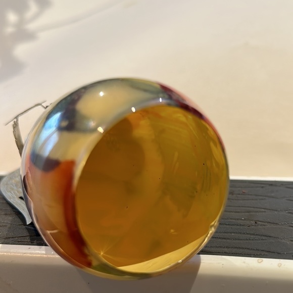 Russ Berrie Angel of Love Glass Votive with  Butterfly Wings Holding a Lantern - Picture 5 of 7